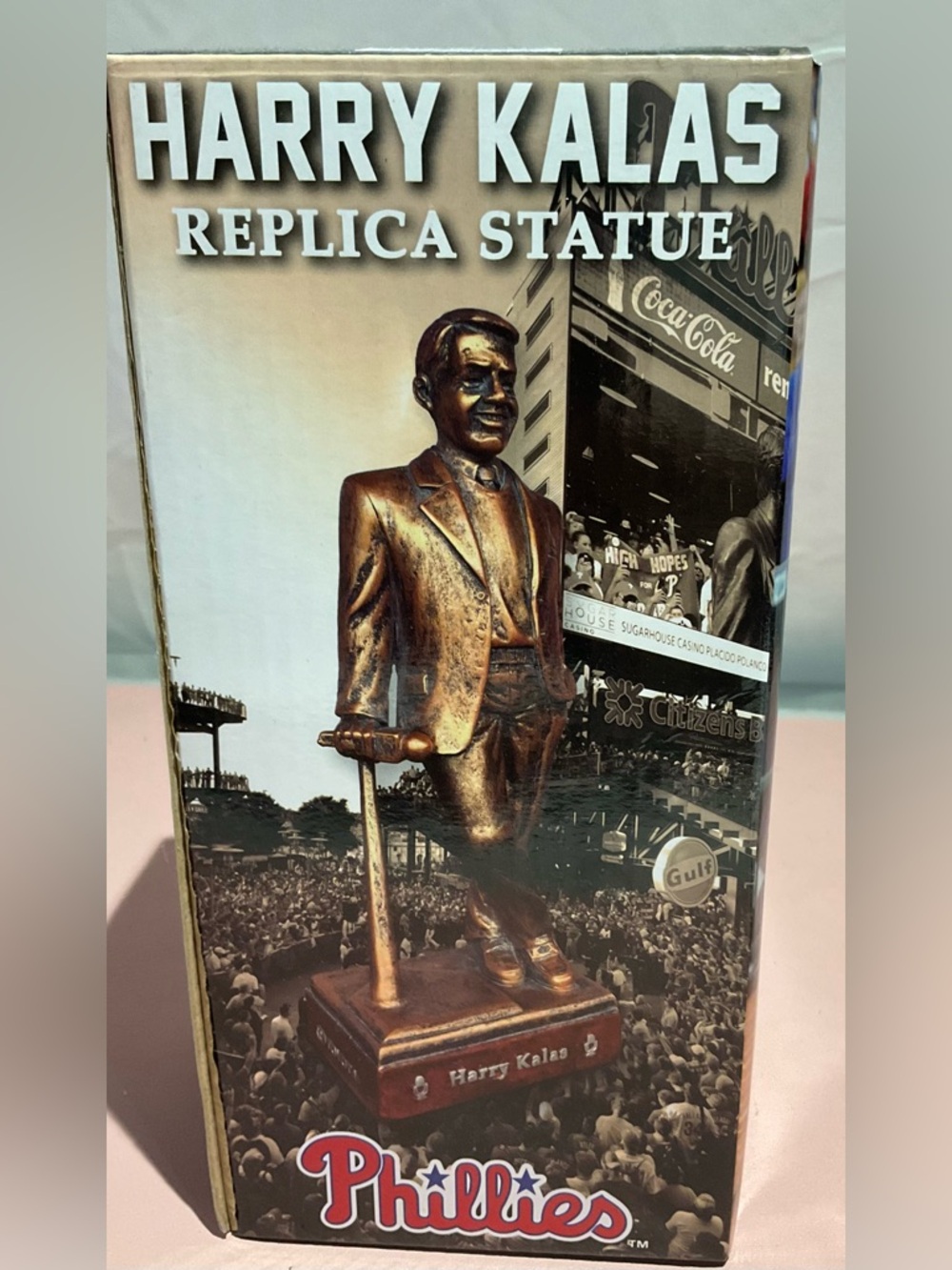 ⚾️ ⚾️Harry Kalas Replica Statue - Philadelphia Phillies SGA 8/20/2016 - In Box